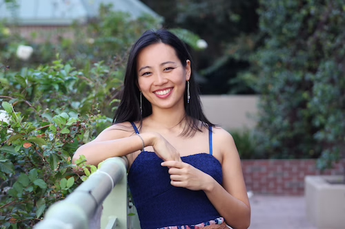 Headshot of Dr. Lai in garden