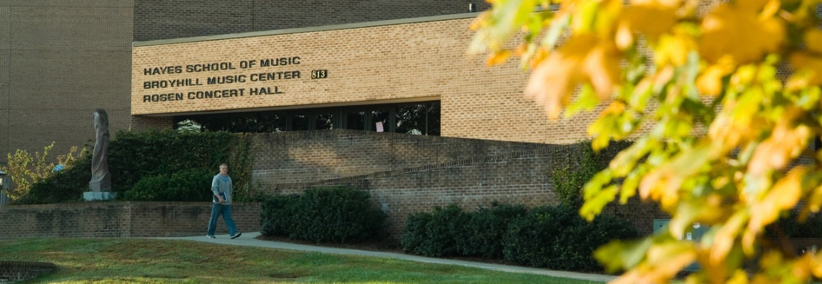 Broyhill Music Center and Rosen Concert Hall at Appalachian State University