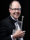 Brent Bingham with trumpet