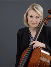 Brittany Coco headshot with cello