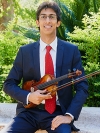 Dr. Pedro Maia with violin